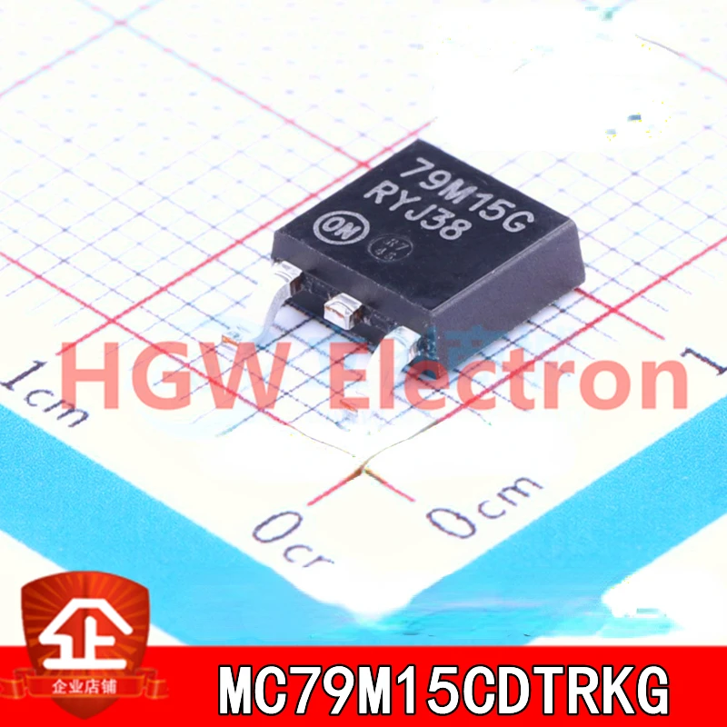 10pcs New and original MC79M15CDTRKG TO-252 IC chip Screen printing:79M15G Linear regulator MC79M15CDTRKG TO-252 79M15G