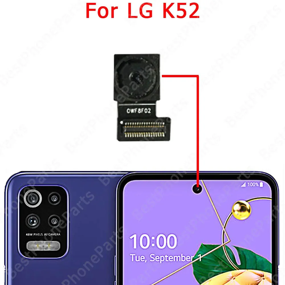 Selfie Backside Big Camera For LG K7 K8 K10 K22 K30 K31 K52 K61 Back View Rear Front Camera Module Repair Replacement