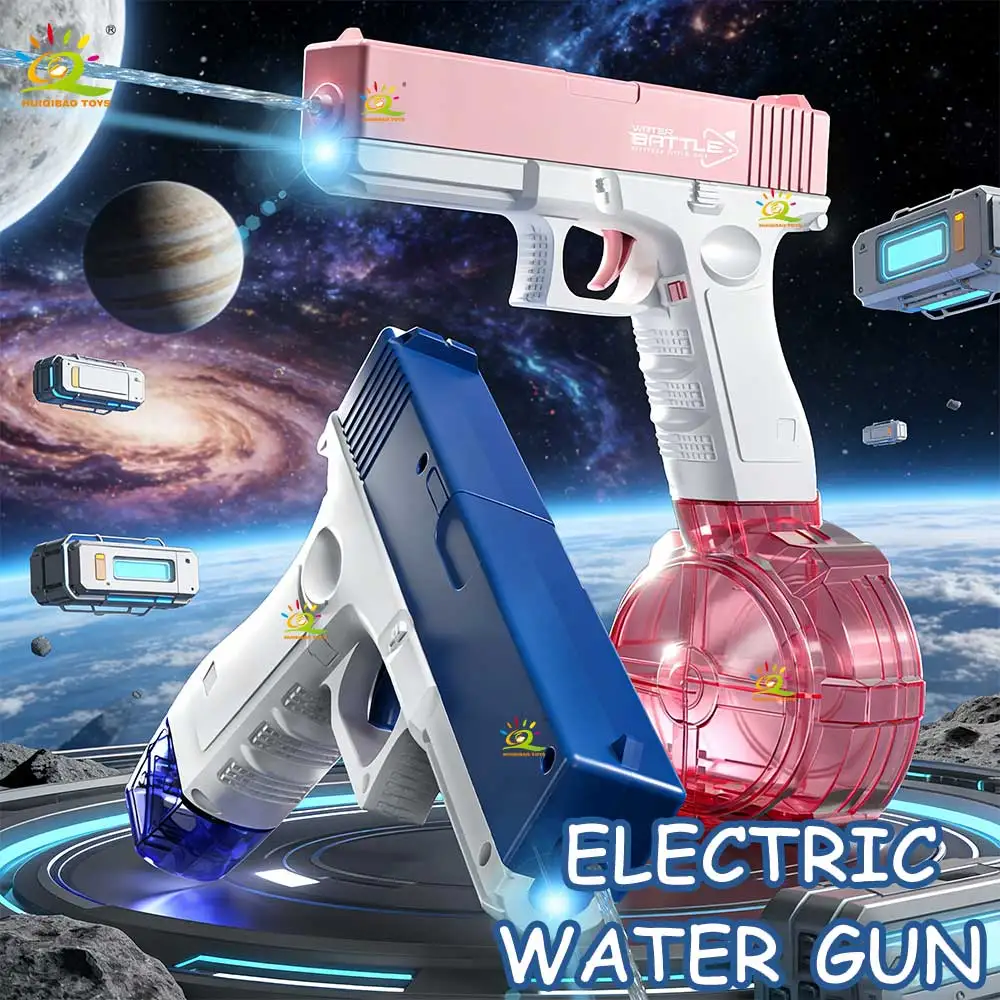 Summer Boys Electric Water Gun Light Version Toys Children Outdoor Beach Large-capacity M1911 Fun Firing Swimming Pool Toys Kid