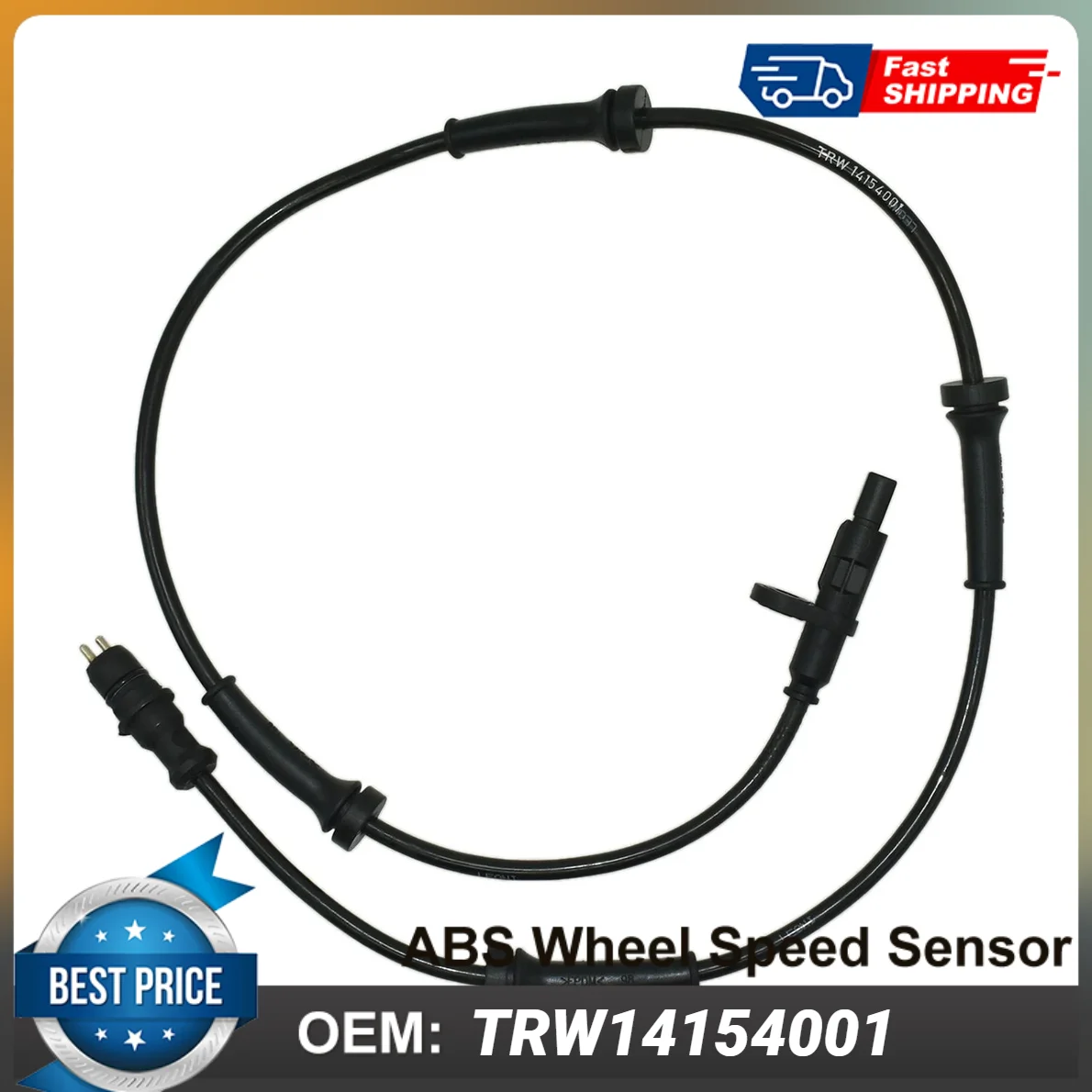 1PCS ABS Wheel Speed Sensor TRW14154001 0265008078 14154001 For OPEL Vivaro 2001-2020, RENAULT Trafic II 2001-2021, VAUXHALL