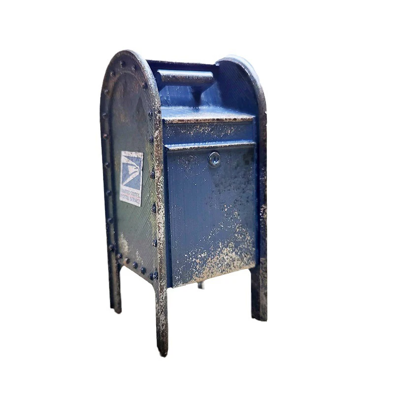 Miniature American Payphone In 1:12 Scale Mini Vintage Style Dollhouse Furniture Phone Booth Model Accessorries Decoration