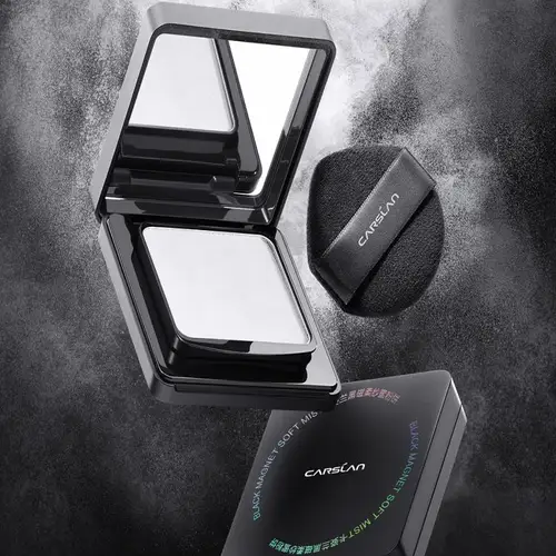 카르슬란 스테이 매트 페이스 프레스드 파우더, 24 시간 지속 오일 컨트롤, 반투명 루스 세팅 파우더, 페이스 메이크업용  Best5