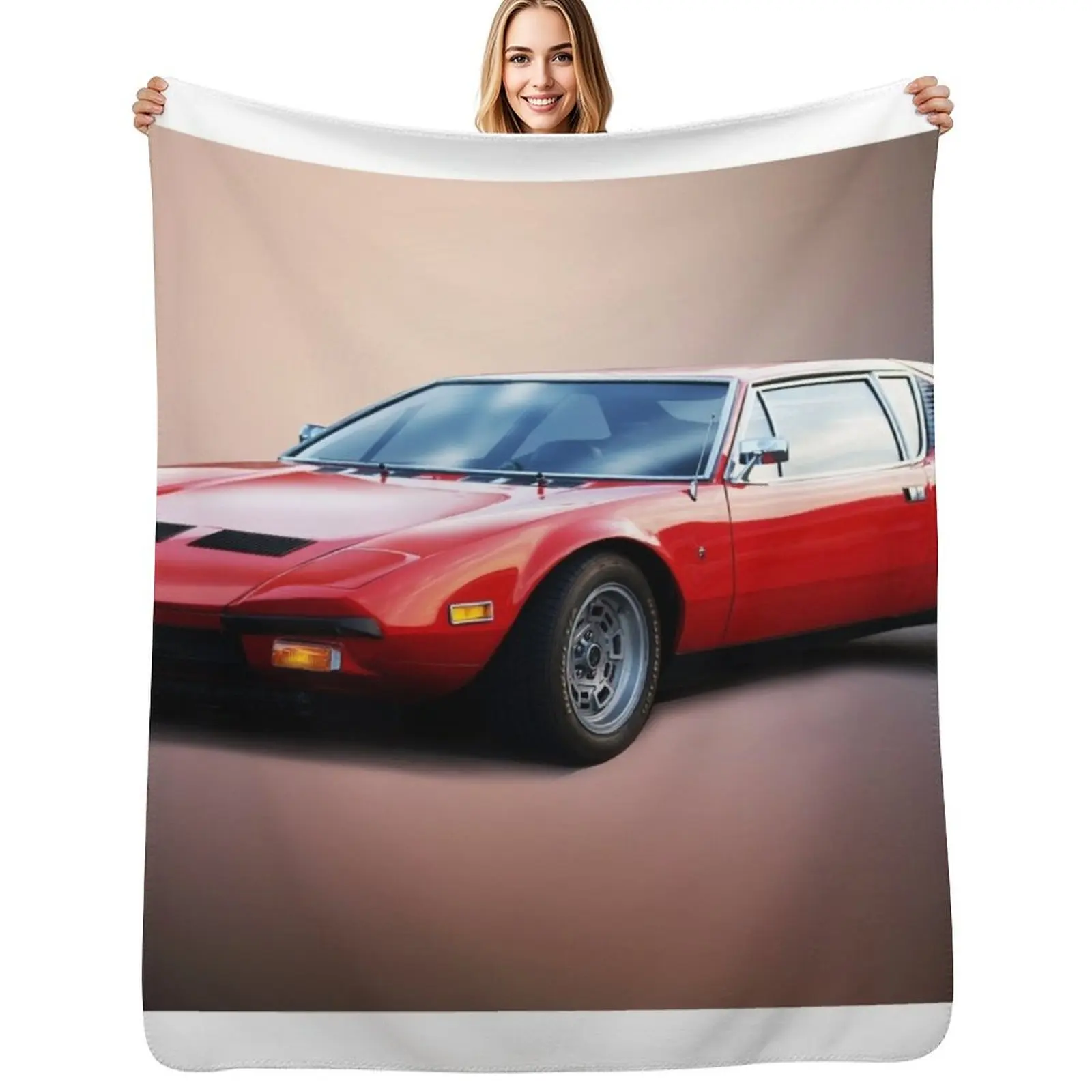 deTomaso Pantera Throw Blanket Warm Comfortable Blanket Gift for Parents Friends