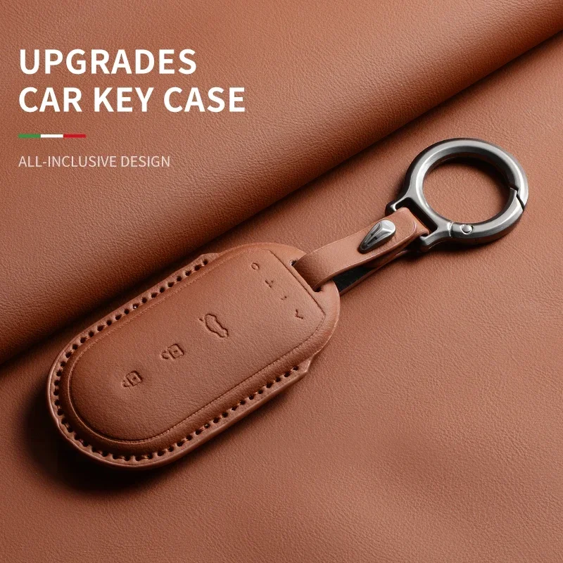 

For HUAWEI Aito M5 M7 M9 Car Key Case Cover for Aito M5 M7 M9 2022 2023 2024 2025 Original Color Car Key Shell