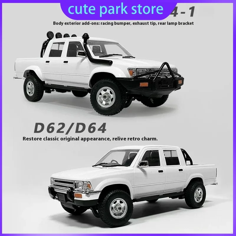 

WPL D62-1 D64-1 Full Scale 1/16 RC Car 2.4G Vehicle Rock Crawler Electric Buggy Off-Road Climb Truck Modification for Kid Gift