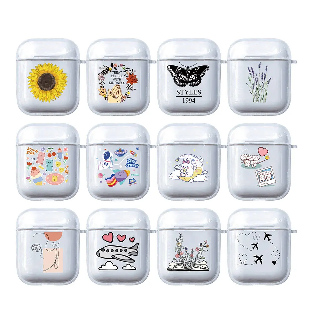 

Cute Cartoon Case for Airpods Pro 2 Silicone Headphone Fundas for Apple Air Pods 3 2 1 Protective Covers Earphone Accessories