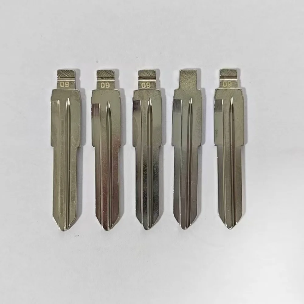 10Pcs/Lot #09 MAZ24 Uncut Flip Key Blade For KD VVDI Remote Fit Mazda Metal Replacement Blank