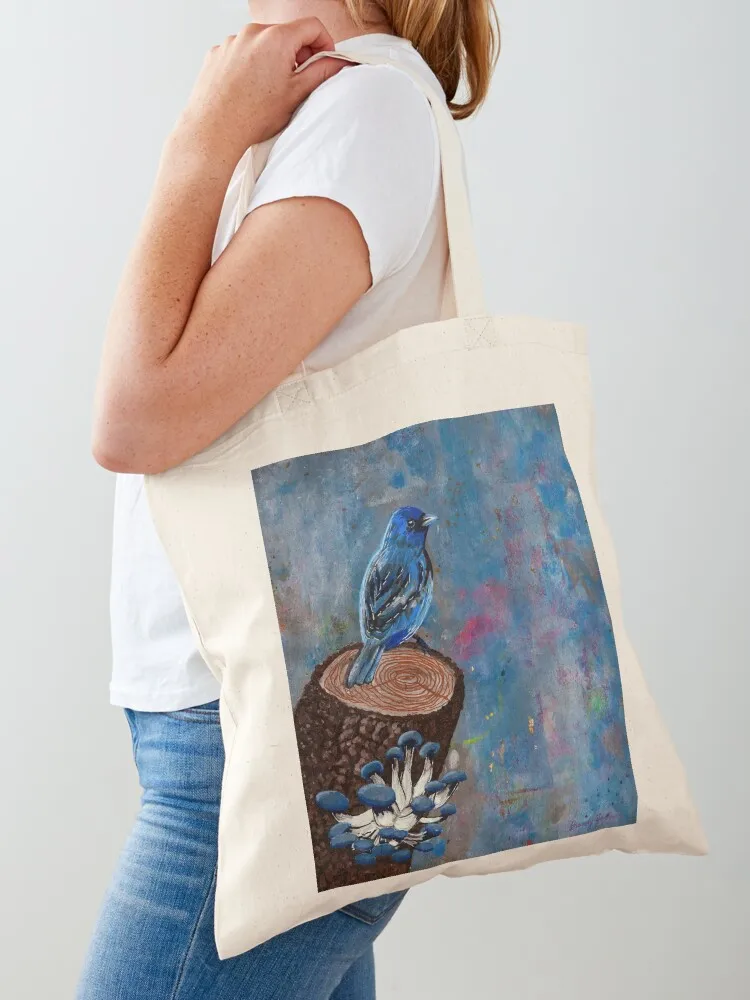 Bluebird of Happiness Tote Bag shopping trolley bag Candy bags canvas tote