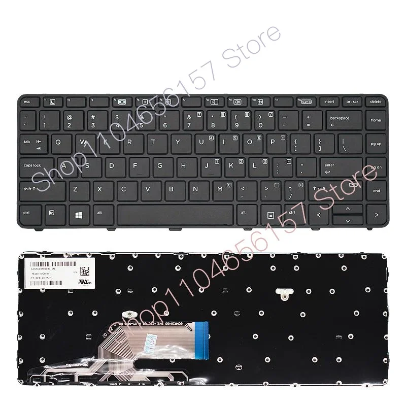 J US RU teclado ruso para ordenador portátil HP Probook 430 G3 430 G4 440 G3 440 G4 445 G3 640 G2 645 G2 826367 -001 830323 -071 906764 -