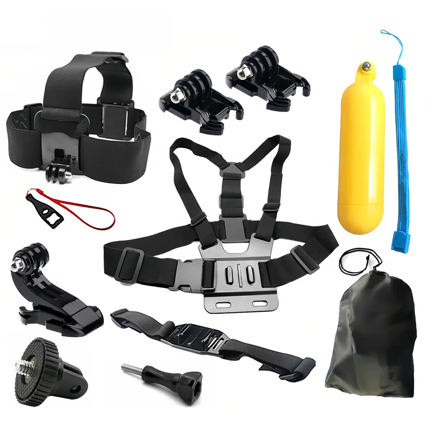 مجموعة الملحقات ل Insta360 X4 X3 X2 Gopro Hero 13 12 11 10 9 8 7 4K SJCAM AKASO OSMO حزام الهاتف ترايبود جبل الذهاب برو 12 كاميرا #1