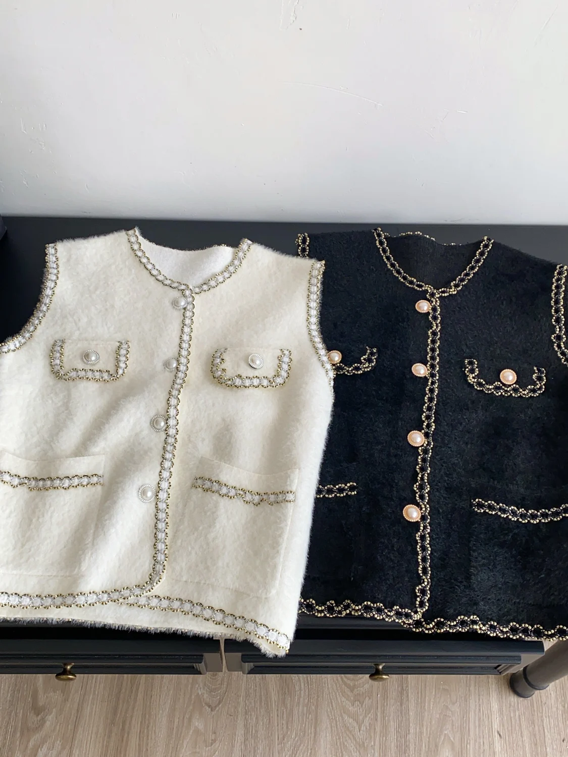 

Модный вязаный жилет, верхняя одежда, женский круглый Ne Svel, тяжелая вышивка бисером, осень-зима, Новое поступление, для поездок на работу, Sle