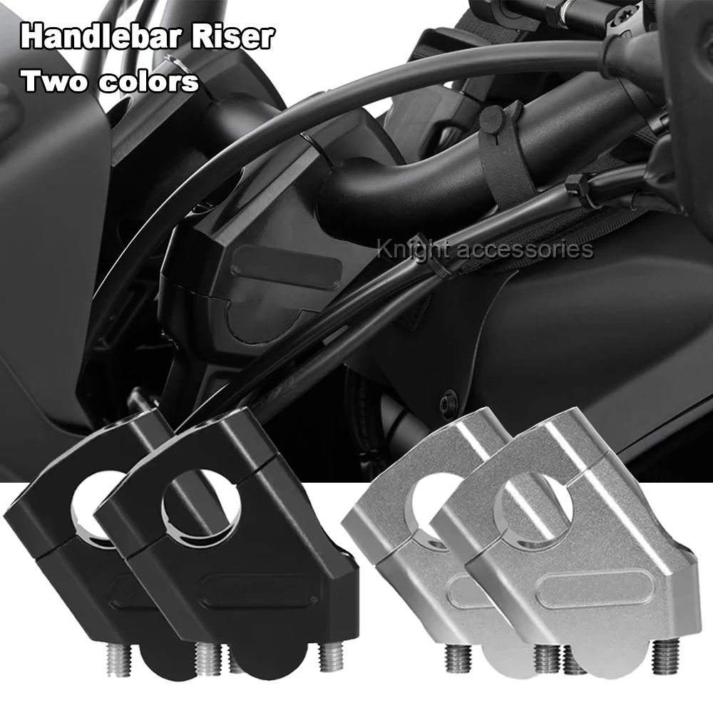 Universal Motorcycle Handlebar Riser Bar Mount Adjustable Clamp for 28mm 22mm Enhance Riding Fit for R1200GS