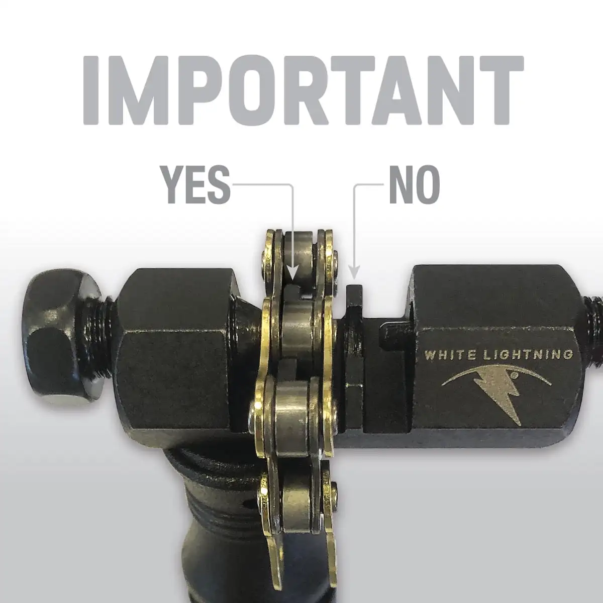 Relámpago blanco ®   Herramienta para romper cadena ®