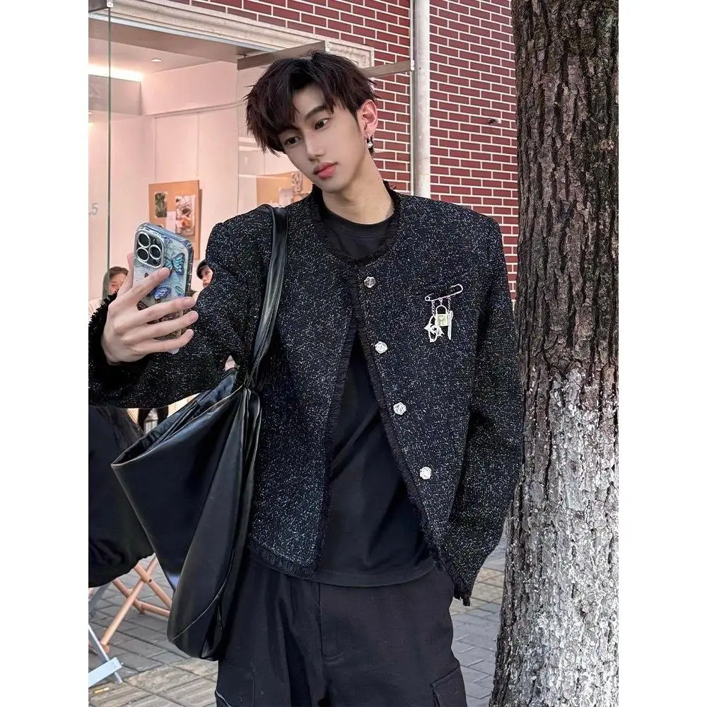 

Мужская утепленная куртка с подкладкой на плечах, осенне-весенняя, модная, стильная, в американском стиле, молодежная, из полиэстера