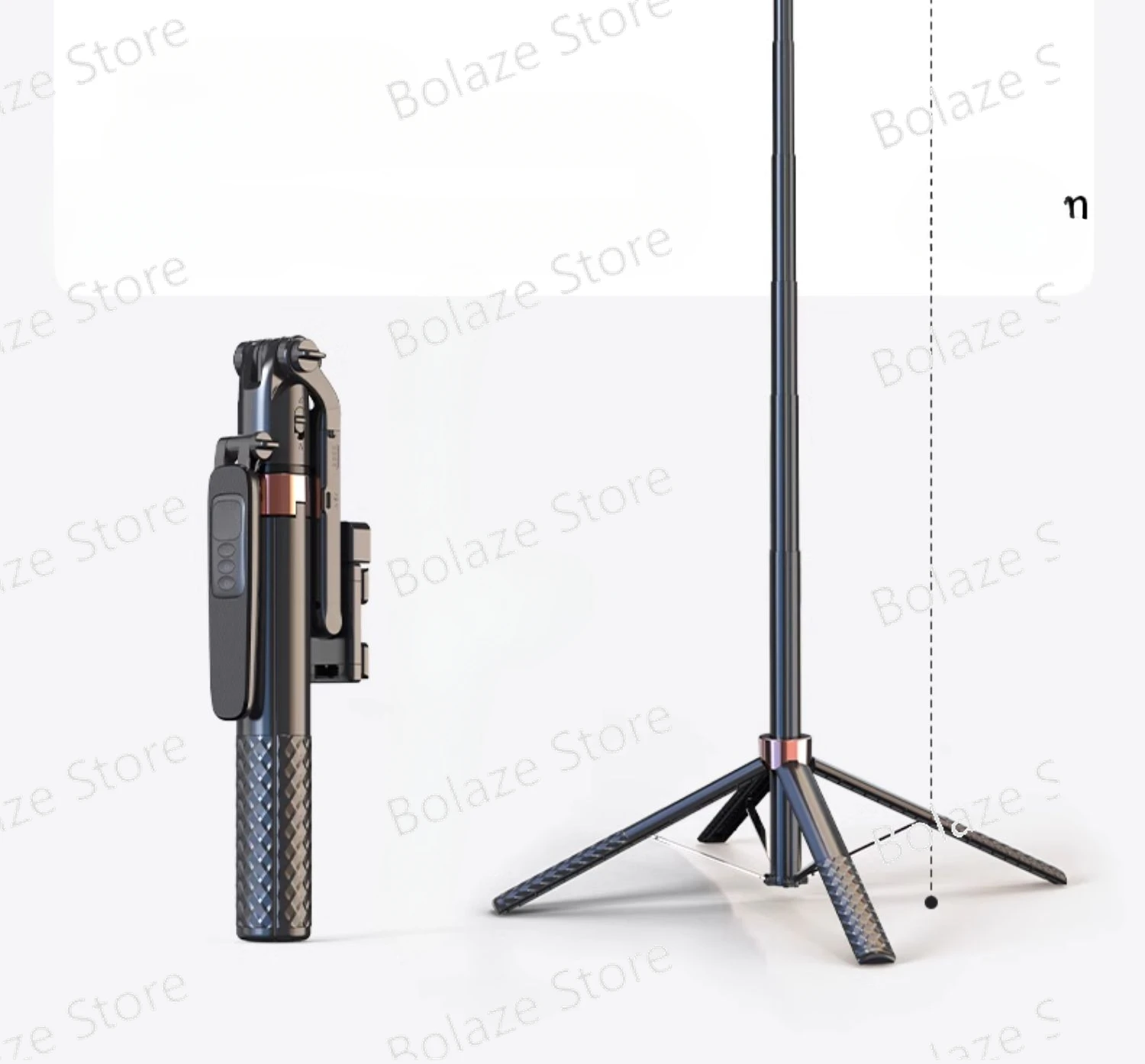 Four Axis Selfie Stick with 360 Degree Rotation, Fully Automatic Handheld Phone Pan Tilt Stabilizer