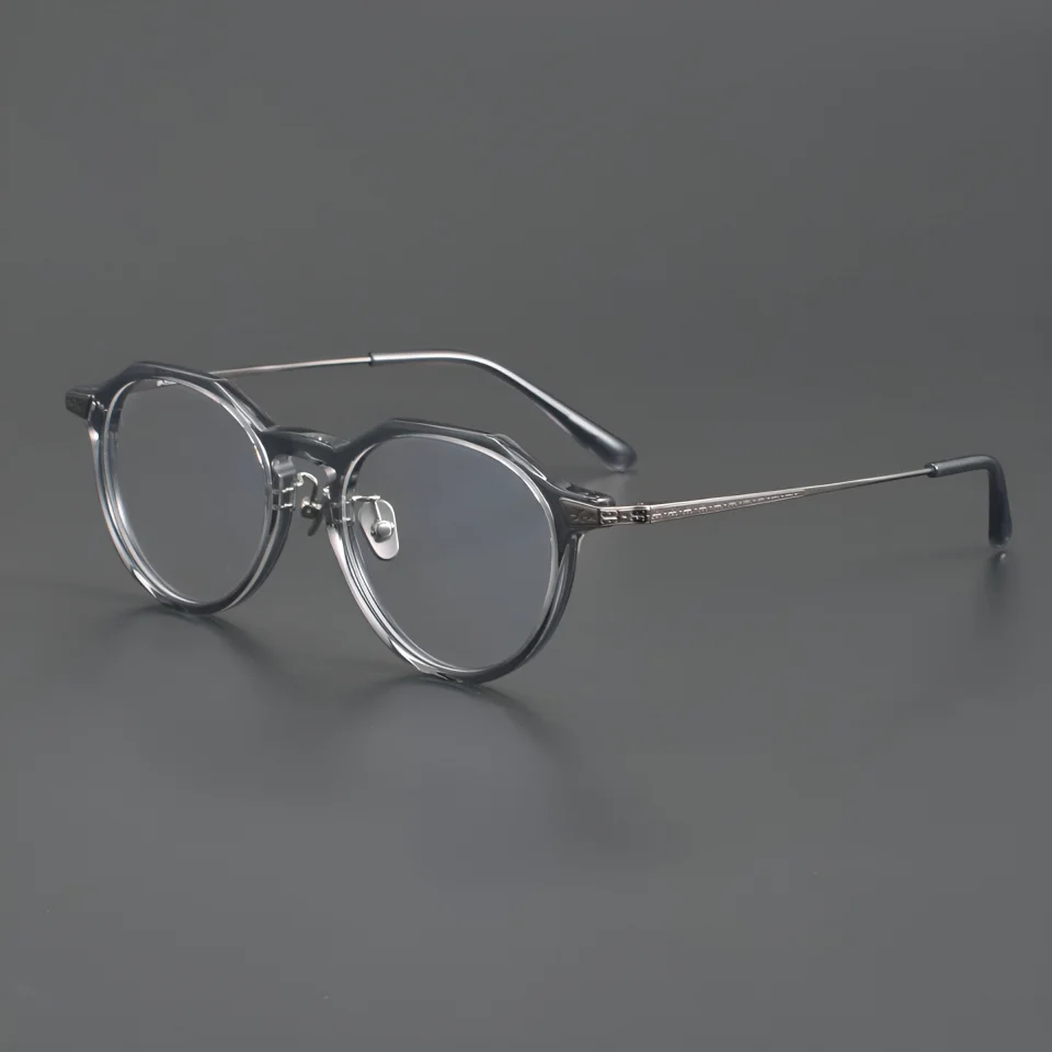 Christmas Carnival Event Fashion Street Art Style Acetate Glasses Frame for Men and Women Casual Prescription Decorative Glasses
