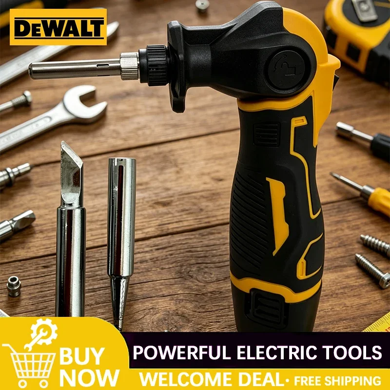 

Паяльник Dewalt 12В 30Вт с быстрым нагревом и регулировкой температуры, электрический инструмент для пайки, модель 2026 года