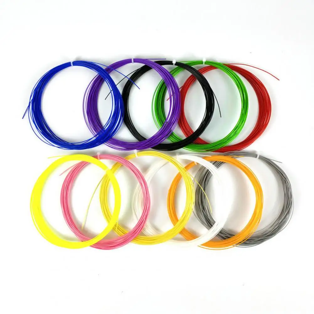 11 Colors 19-25 LBs Badminton String Badminton Racket Line High Strength Racket String Training Nylon Badminton Racquet Lines