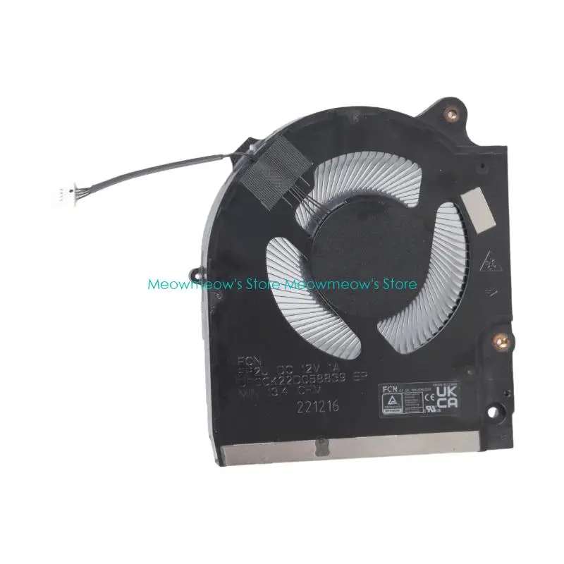 M15 노트북을위한 W91A CPU 냉각 팬 빠른 온도 제어