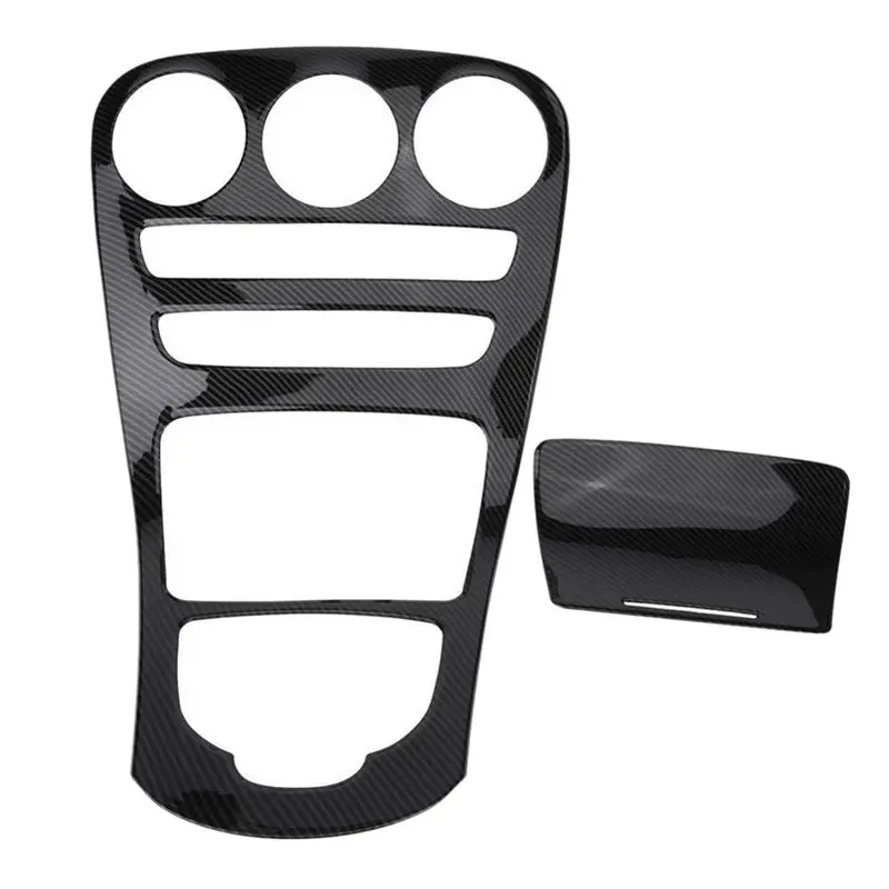

A64P-Center Console Panel Cover Trim For Mercedes Benz C Class W205 2015-18 GLC X253 2016-19 ,ABS Carbon Fiber
