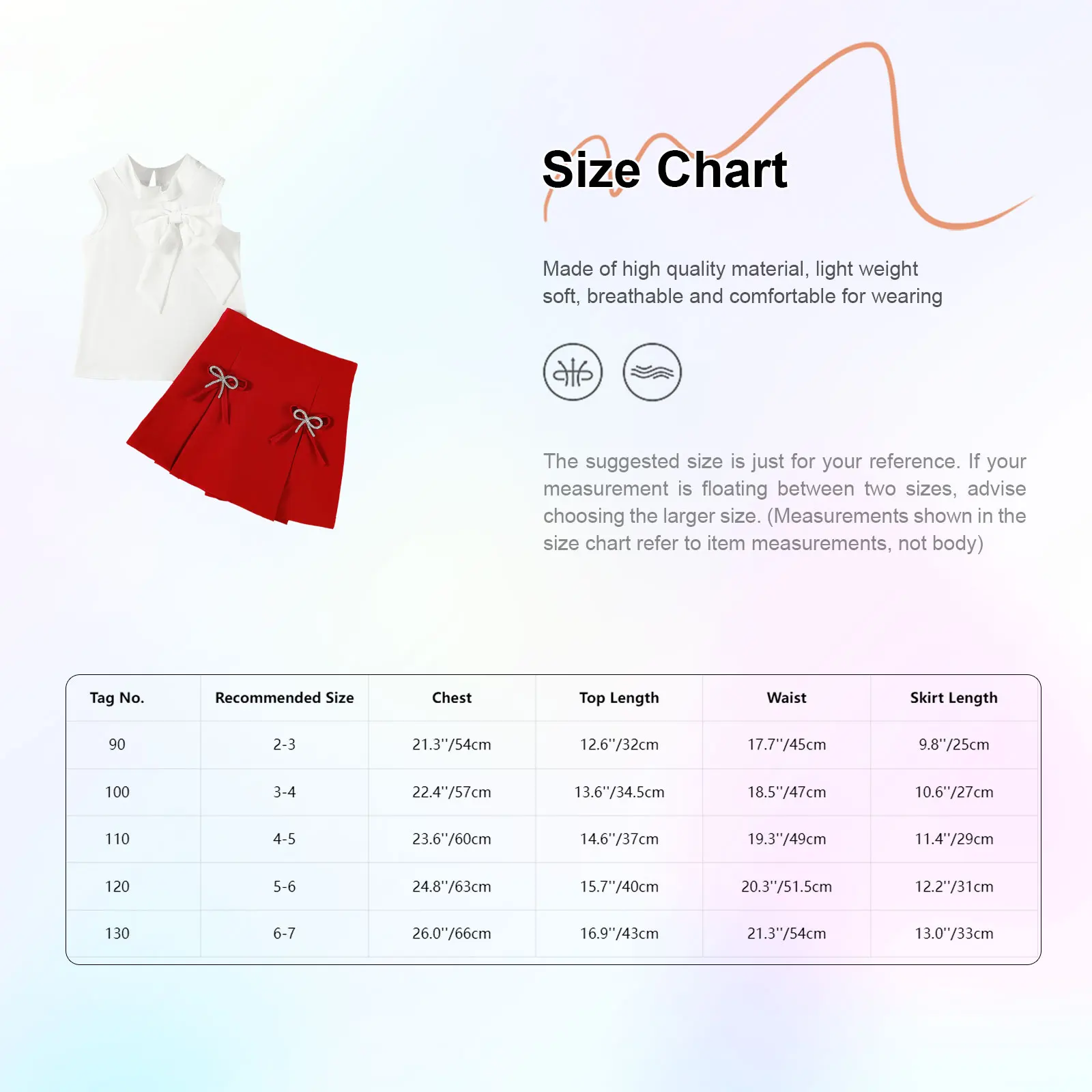 Kids Sleeveless Tank Top Culottes Skorts Two Pieces 2pcs Child Summer Clothes Sets Girls Skirts Suits Schoolgirl Casual Outfit