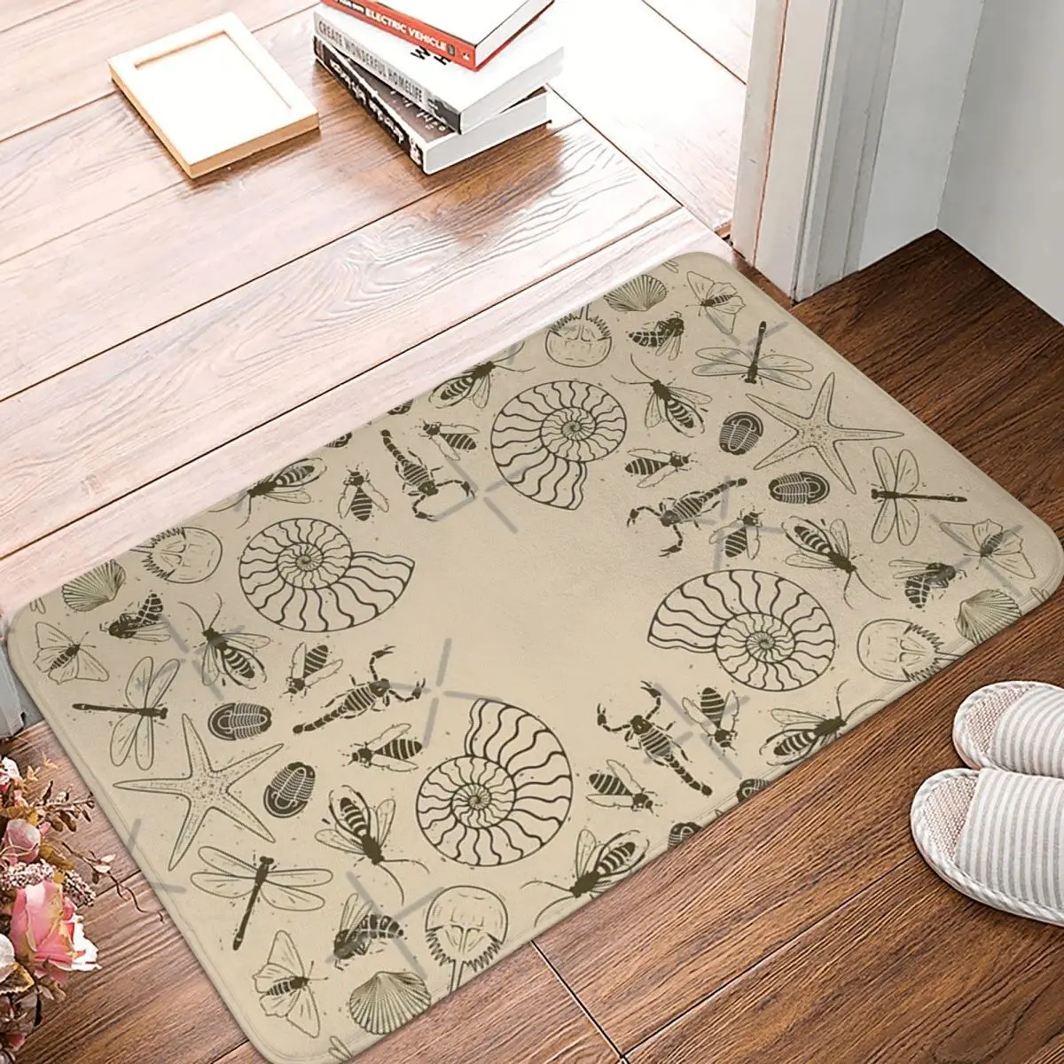 

Invertebrate Fossil Bandana 40x60cm Carpet Polyester Floor Mats Mats Personalized Doorway Home Decor