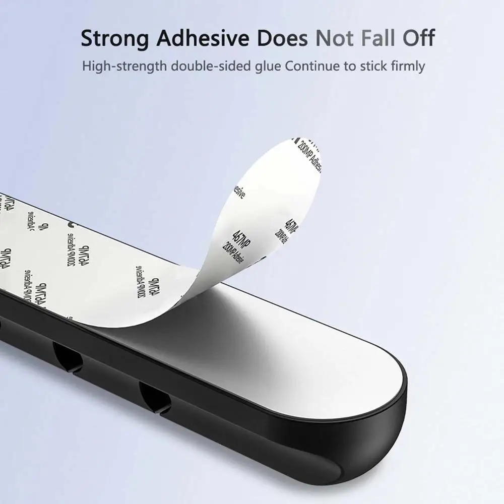 Mouse Desktop Management Headphone Cable Clip Cable Winder Phone Line USB Cable Organizer 7 Holes Wire Winder Cable Clamp