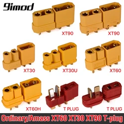 9IMOD 5/10pairs XT60 XT30 XT90 T-plug Male Female Bullet Connectors Amass XT30U XT60H XT90 T Plug Deans for RC Lipo Battery