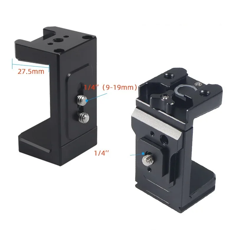 Quick Mount Bracket SSD Holder Cold Shoe 1/4