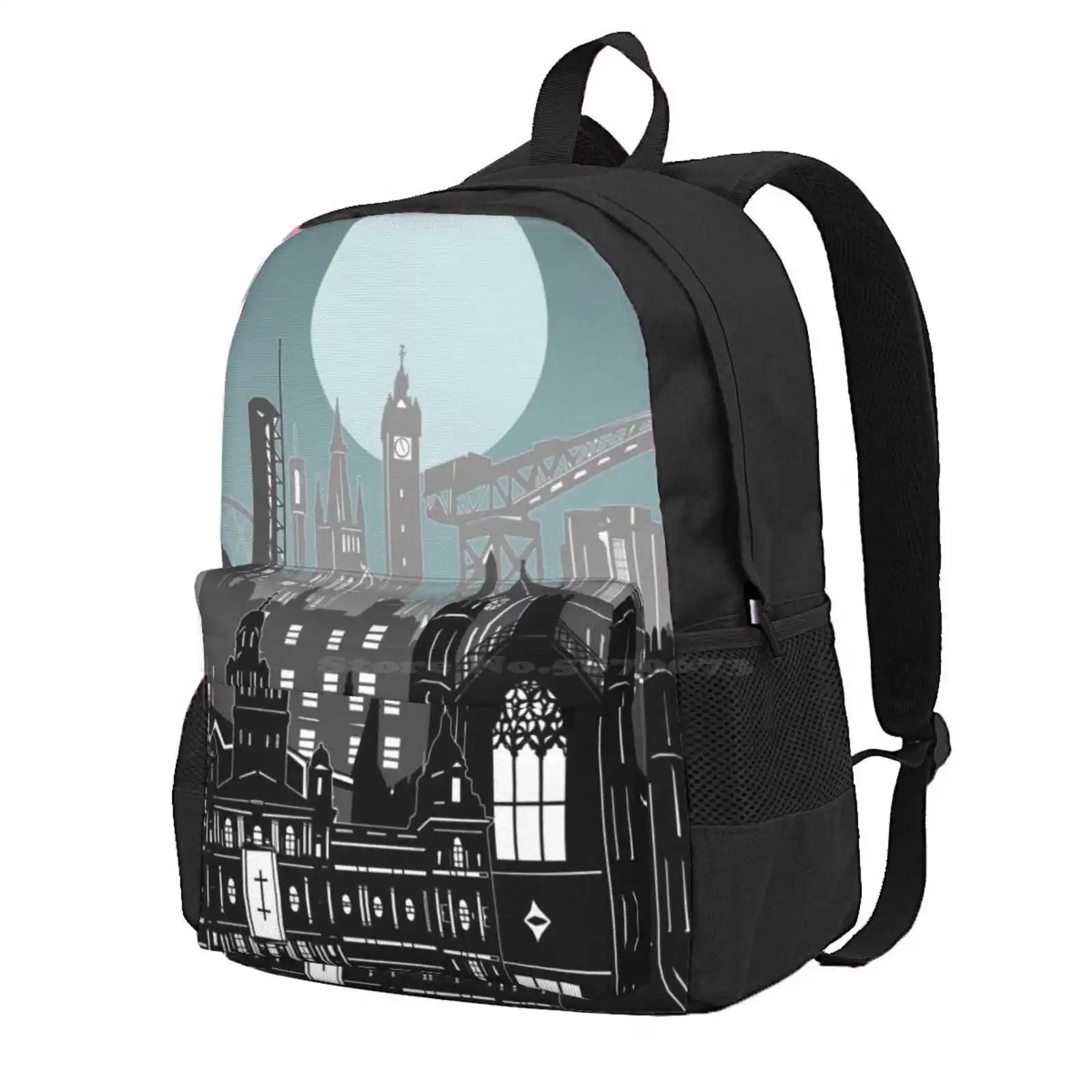 

Glasgow Skyline Hot Sale Schoolbag Backpack Fashion Bags Glasgow Scotland Glasgow Skyline Glasgow City Skyline Glasgow