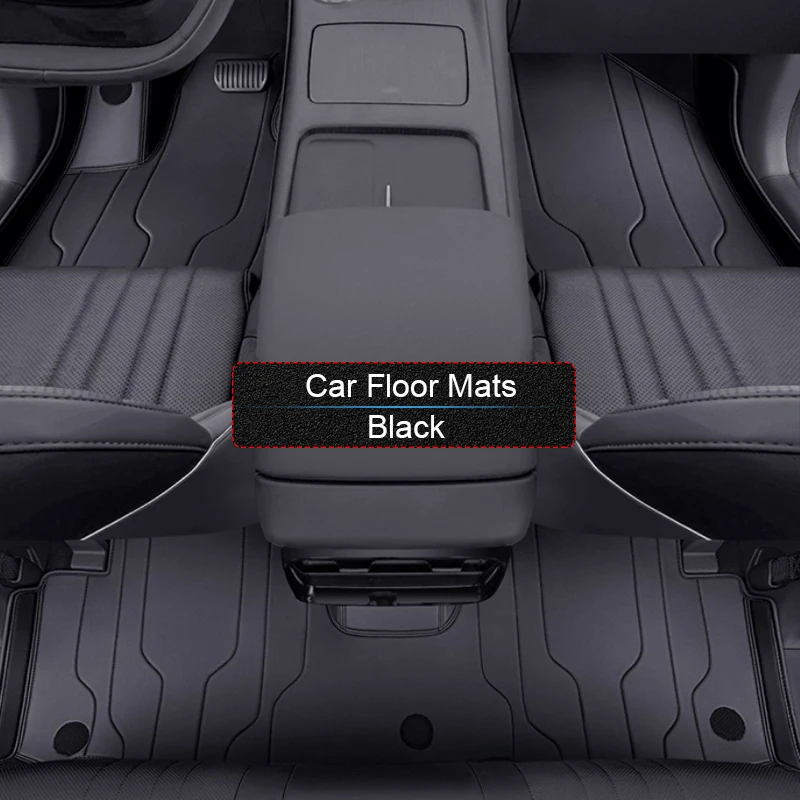 مخصص نابا الجلود المضادة للانزلاق سيارة القدم حماية حصيرة لجيلي EX5 2024-الحاضر السيارات الفاخرة مقاوم للماء وسادة أرضية ملحق