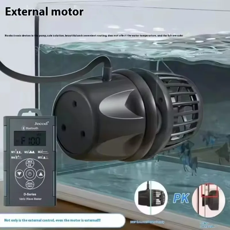 Jebao Jecod DMP-10/20/30/40 Freshwater Saltwater Fish Tank Aquarium Wavemaker Pump Smart Bluetooth App Cordless Fish Pump