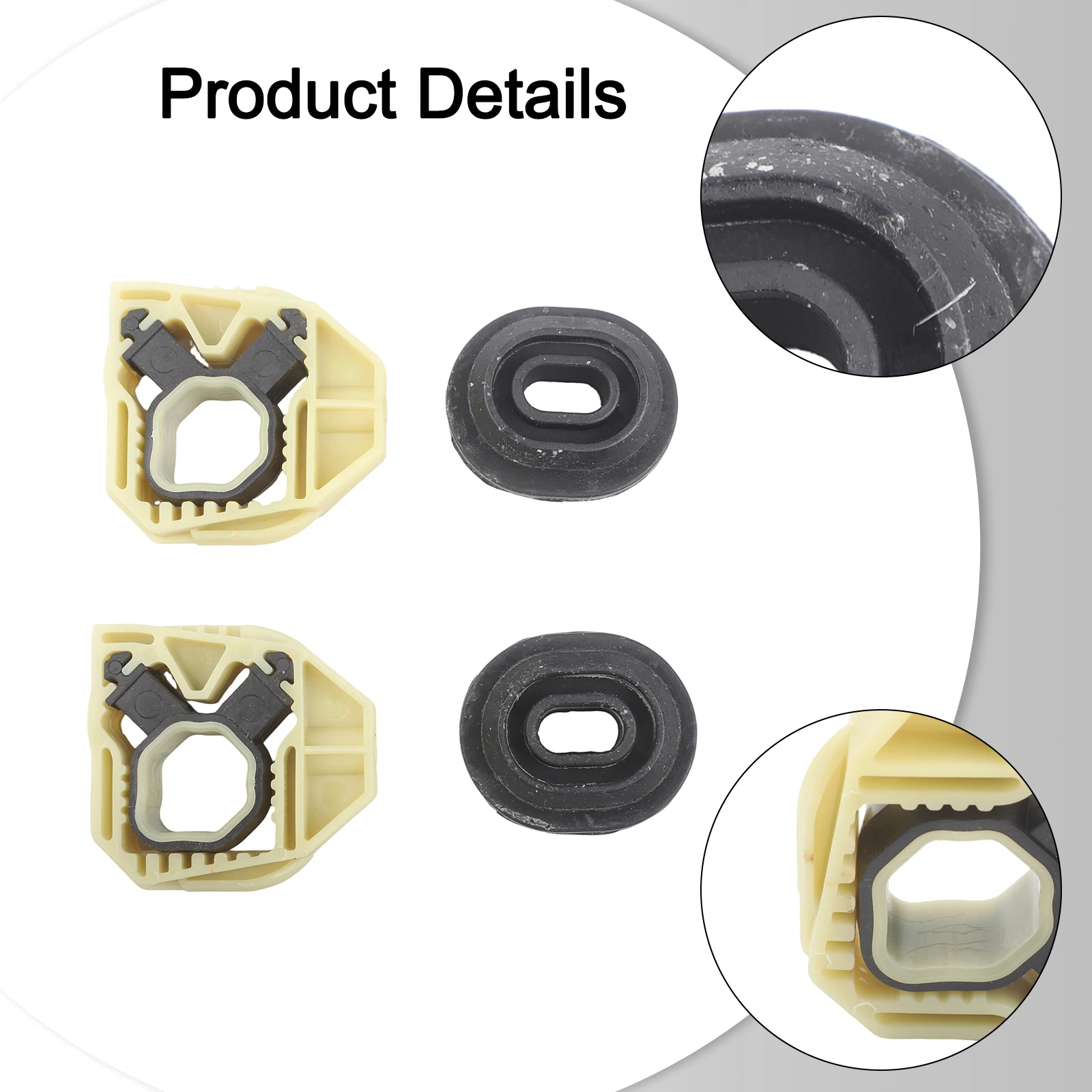 Radiator Replacement Rubber Radiator Bracket Cooling Support Bushing Rubber Construction Temperature Resistant Easy Installation