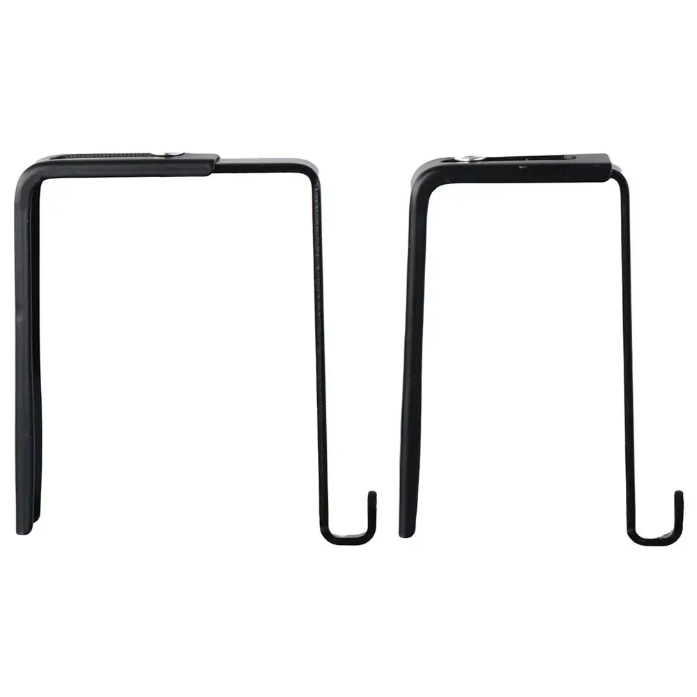 Bulletin Board Metal Adjustable Cubicle Hangers Black Door Mirror Hanger Universal Partition Hanger Set Home