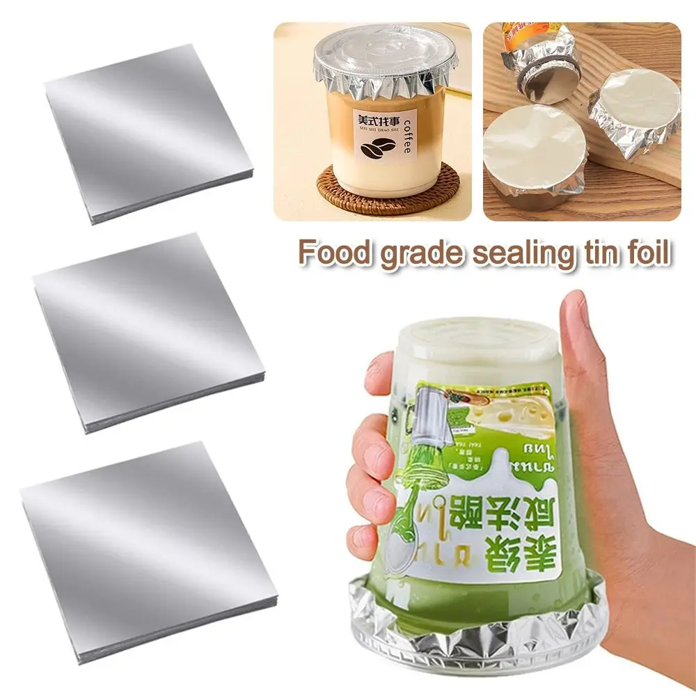 

100 шт. прочная одноразовая герметичная бумага для чая с молоком 12/13/15 см пищевая герметичная фольга с защитой от перелива оловянная фольга чашка для чая с молоком