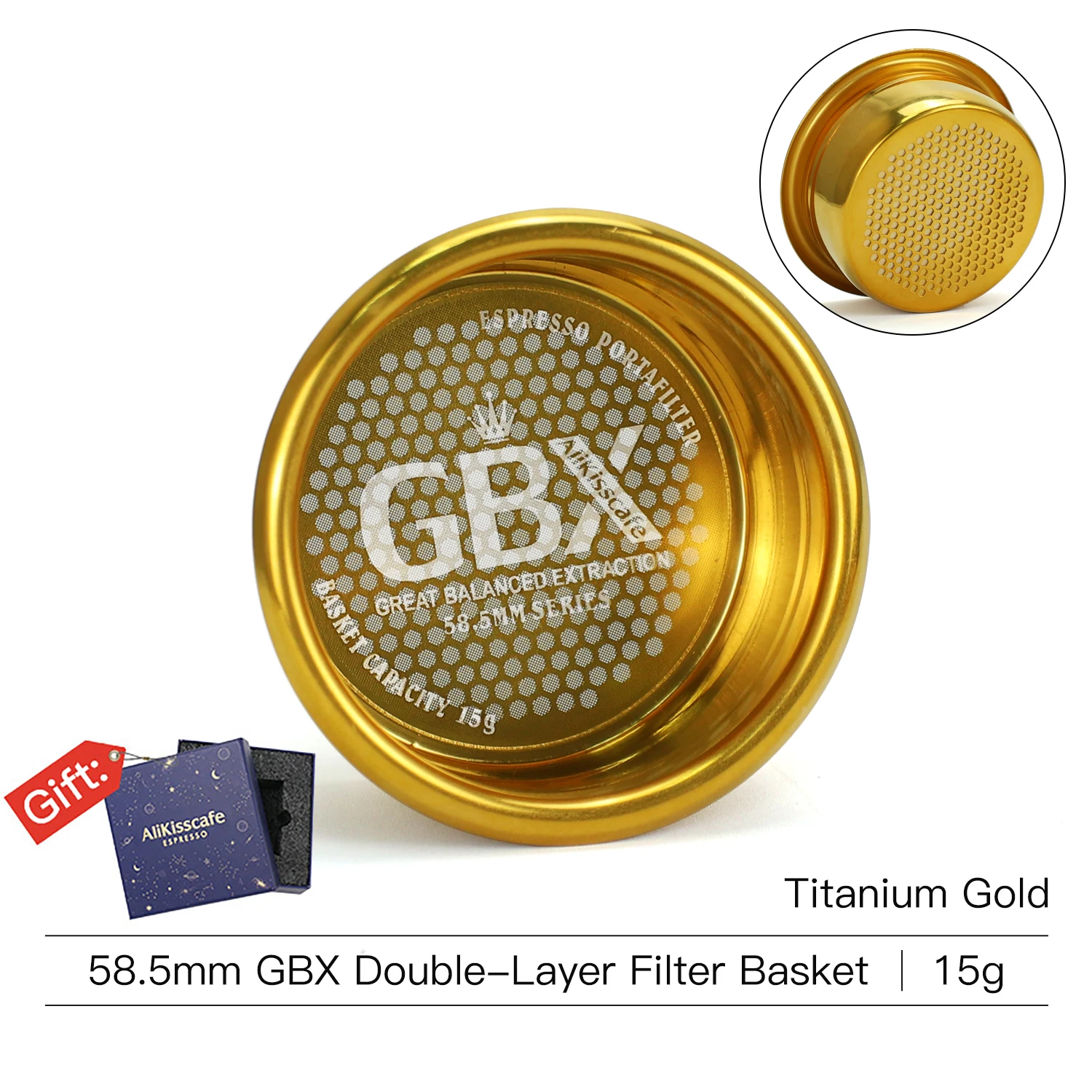Kaffee Filter Korb 58MM AEX Präzise 18g 22g Puck Bildschirm Für Boden Siebträger Espresso Maschine Zubehör barista Werkzeuge