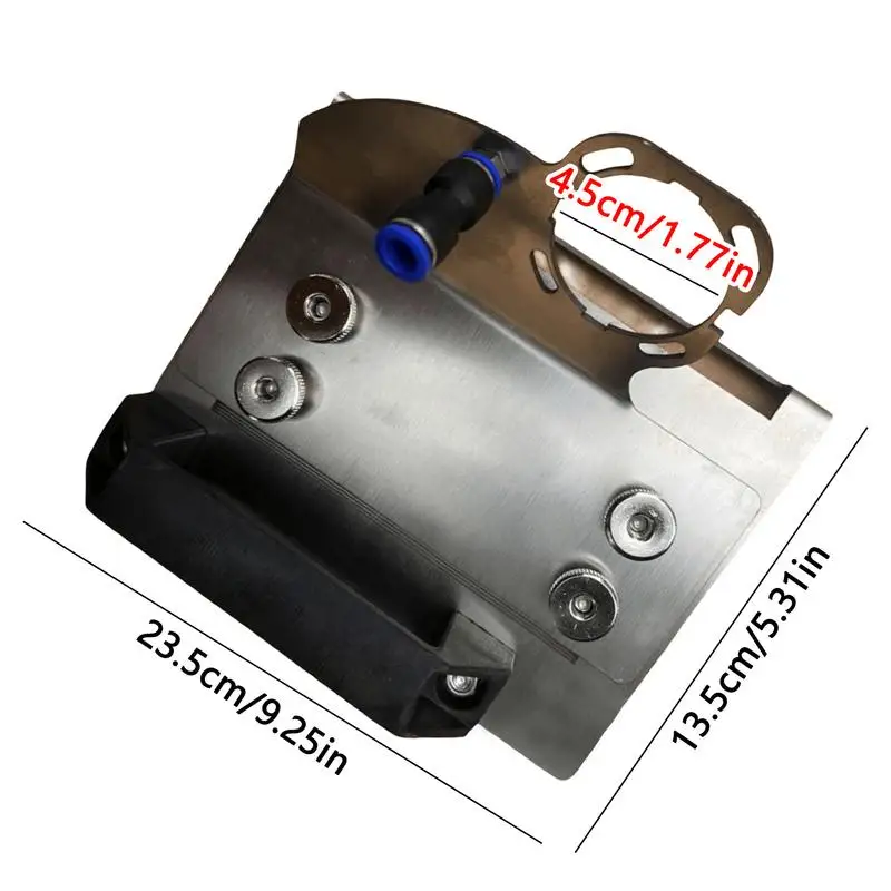 Imagem -06 - Angle Grinder Stand para Telha 45 Chanframento Corte Cerâmica Chanframento Frame Ferramenta Portátil 100 tipo Aço Inoxidável