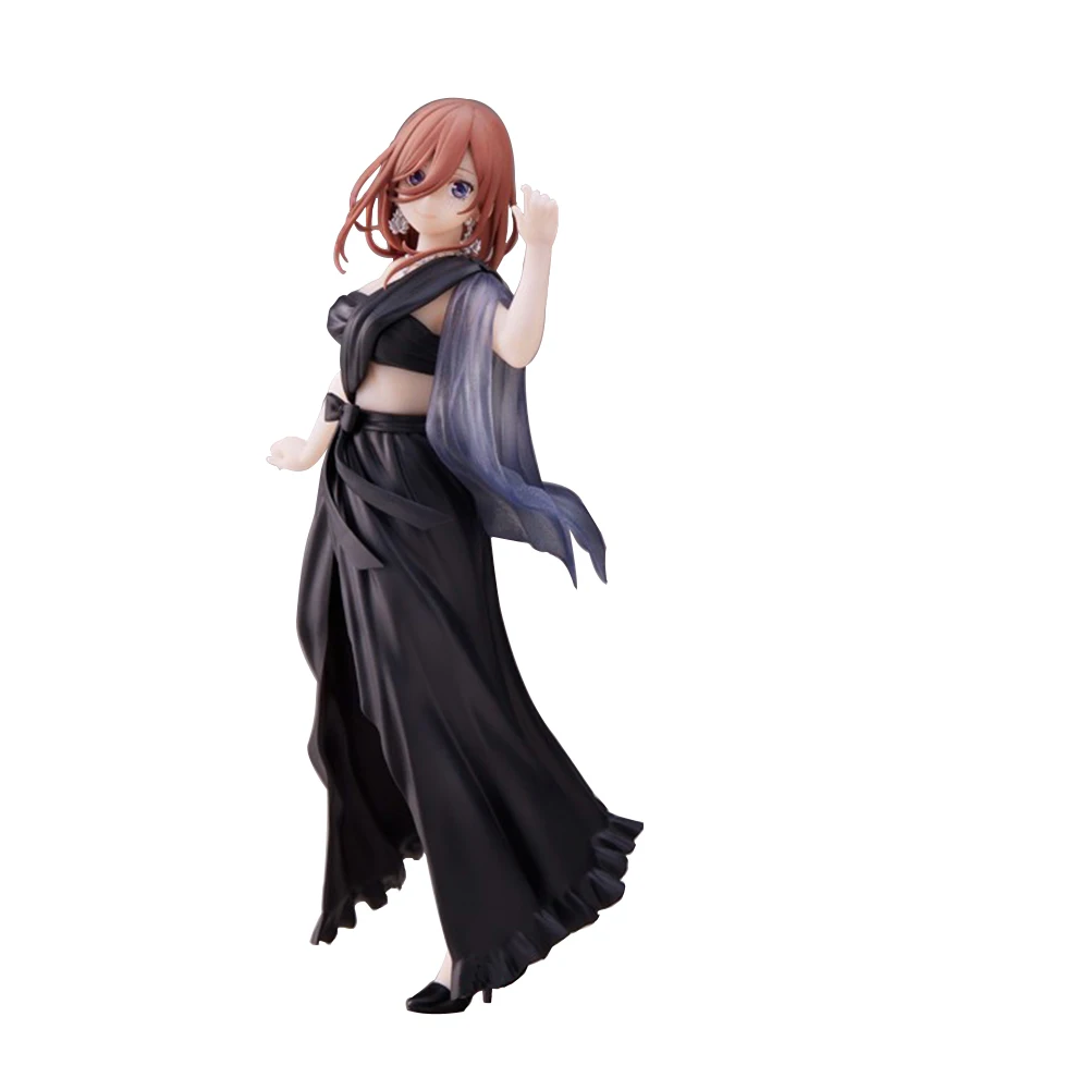 

Anime Nakano Miku Figure Miku Action Figures Black Skirt PVC Cute Model Desktop Ornaments Nakano Miku Figurine toys Gifts 20cm
