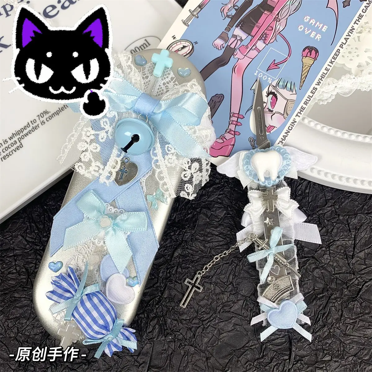 [Meow Meow Handmade] مشرط تجميل الملاك ذو اللون الكامل المائي، سكين مصنوع يدويًا عالي القيمة