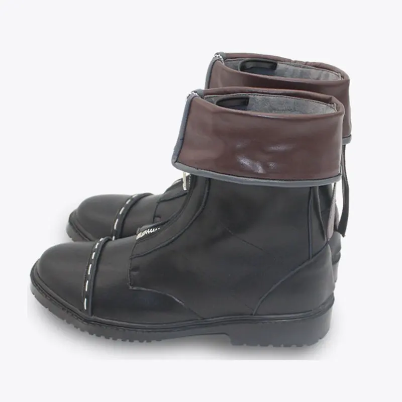 Game Cloud Strife Cosplay Shoes Costumes Comic PU Leather Boots Men for Halloween Carnival Party Christmas Customized