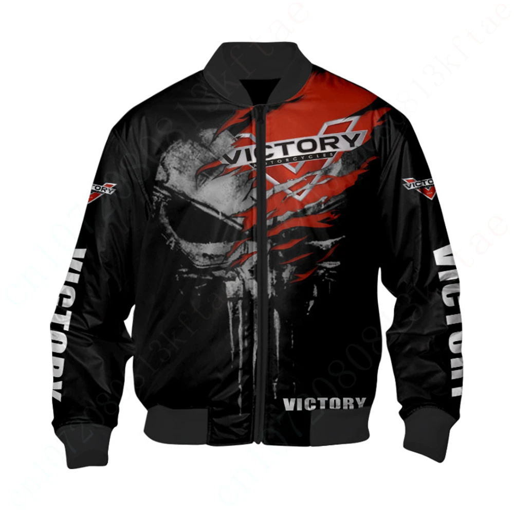 

Victory Windbreaker High Quality Parkas 3D Jacket Techwear Baseball Uniform Thick Coats Jackets For Men's Clothing Bomber Jacket