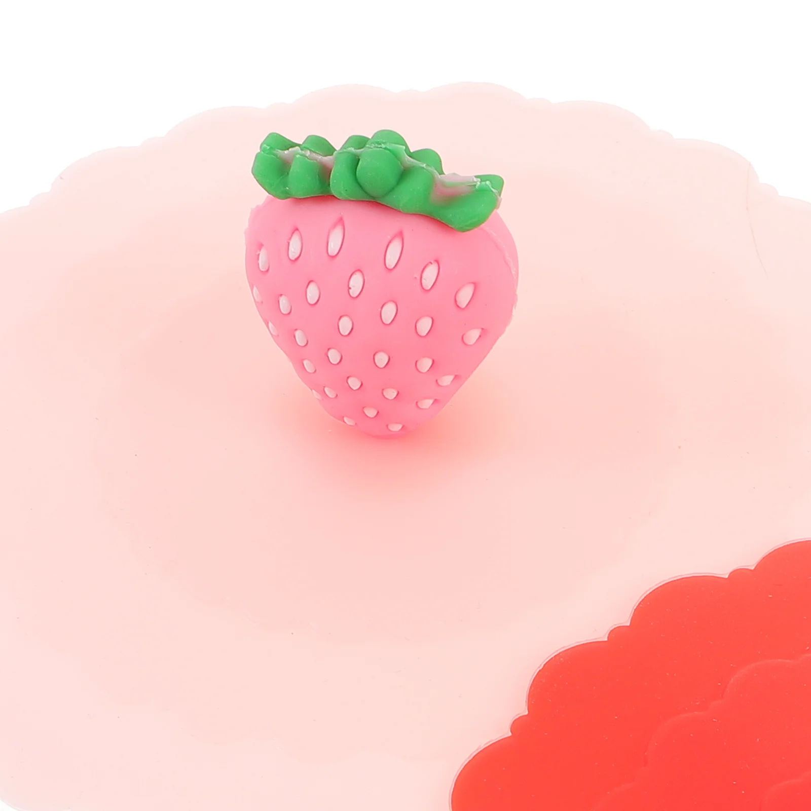 

4Pcs Cartoon Fruit Silicone Cup Lid Covers Reusable Anti-Spill Silicone Mug Drink Seal Lids Protective Covers for Coffee Tea