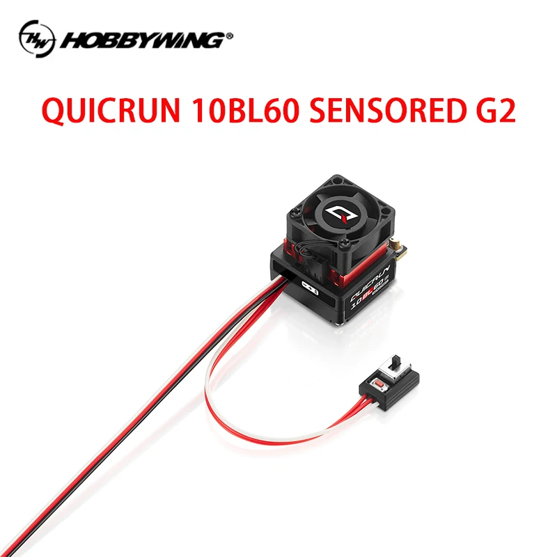 HOT Hobbywing QuicRun 10BL60 SENSORED G2 Sensored Brushless ESC for 1/10 RC RC Racing Car