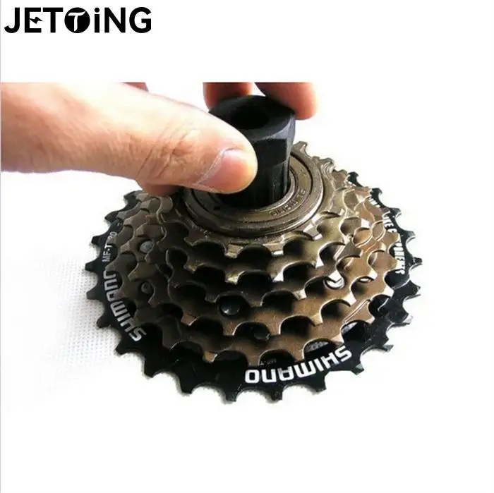 Bike Bicycle Cassette Flywheel Freewheel Lockring Remover Removal Repair Tool For Bike Bicycle Shimano Black