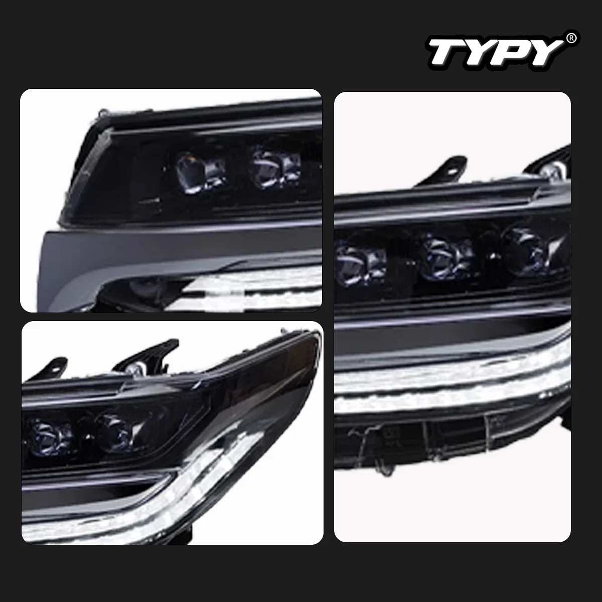 

TYPY New LED Head Lamp Upgrade Modified For Toyota Alphard Headlight2018-2023Headlight Dynamic Signal Head Lamp Auto Accessories