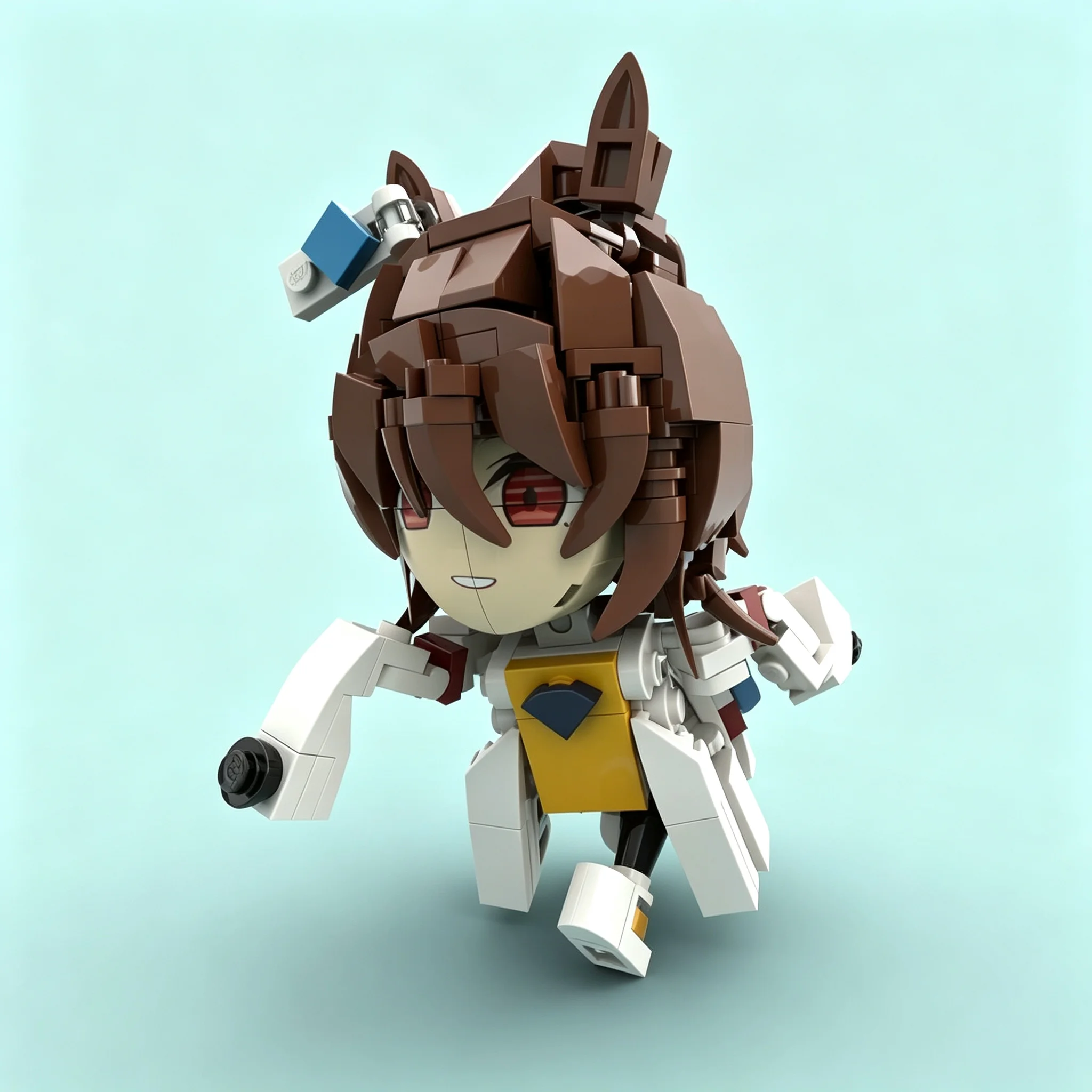 281pcs MOC Other Chibi Agnes Tachyon Model Building Blocks Christmas Gift Decorative Set Creative For Desktop And Shelf Display