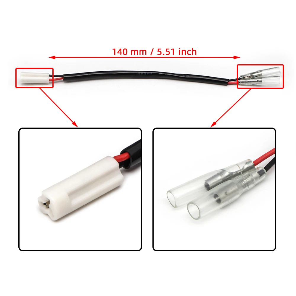 

Motorcycle Plug Connector Turn Signal Marker For YAMAHA MT07 MT09 MT FZ 07 09 XSR Tracer 700 900 YZF R1 R3 R6 R25 Wire Adapter