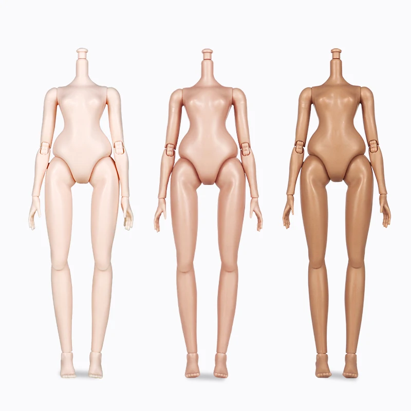 

24cm Doll Figure Body Multi-Joints Movable BJD Doll Body Doll Toy To Fit Many Heads White Brown Normal skin High Doll Body
