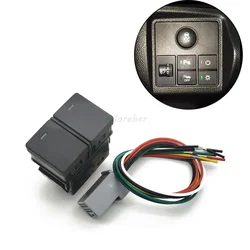 Dual switch fog lights power music heat mirrors switch button with wire suitable for Honda new model