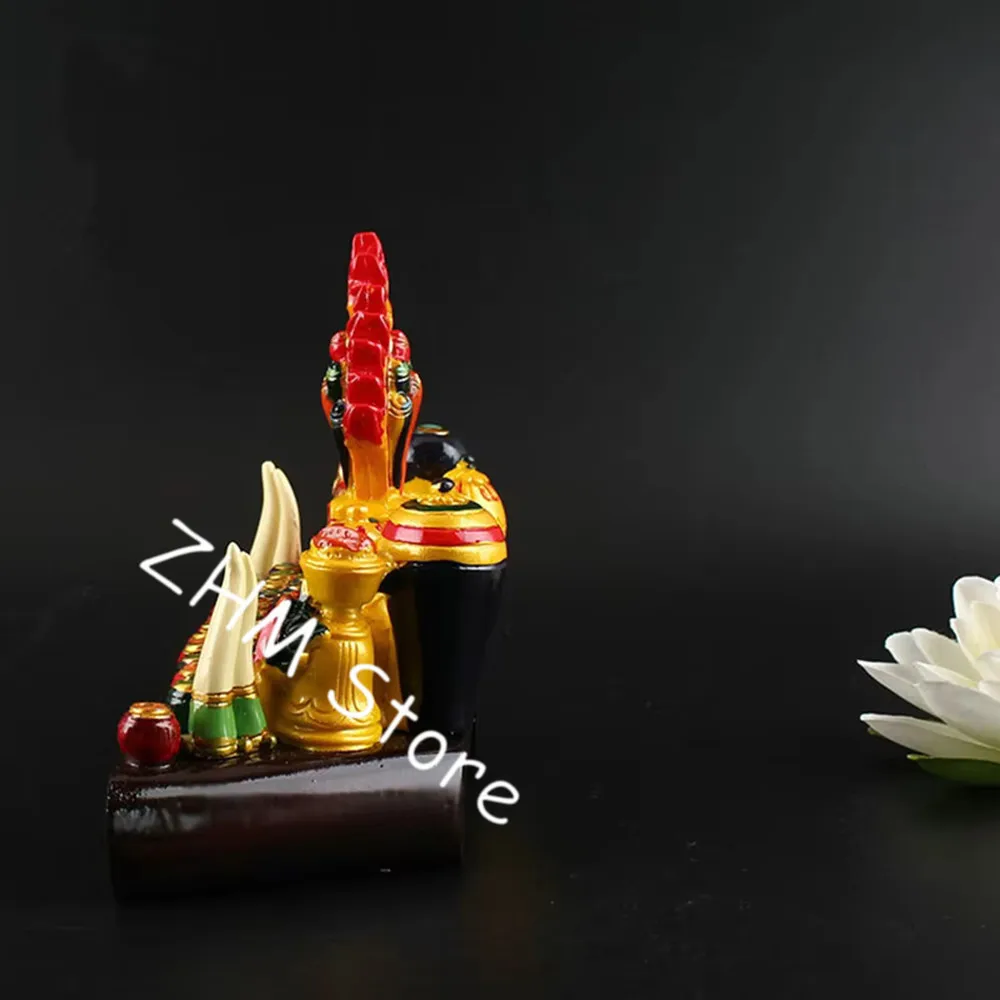 11cm Tibetan Buddhism Painted Esoteric Buddhism Monibao Doma Collection Five Desires For Buddha Treasures Collection